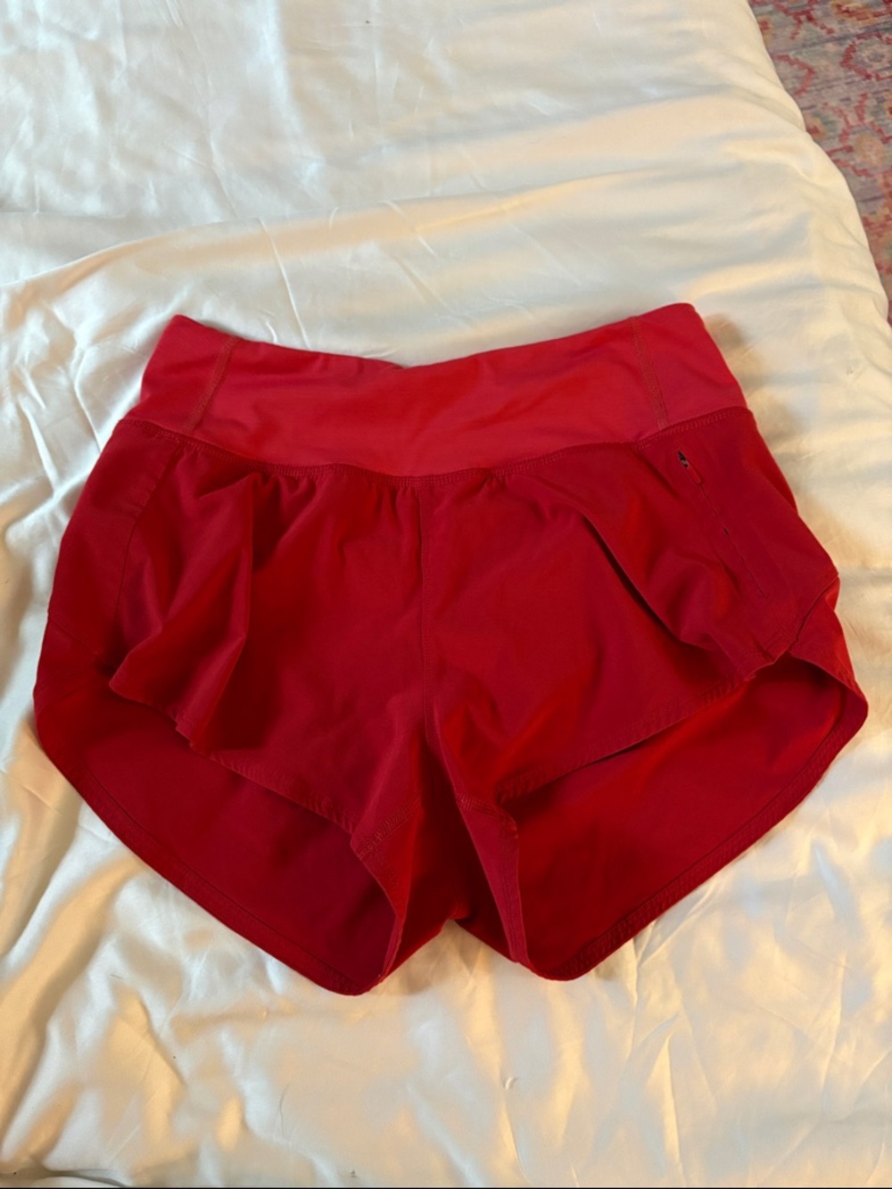 Outdoor voices OV red Hudson shorts small active running EUC - Picture 4 of 9